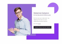 Hızlı, Ölçeklenebilir, Güvenli - Tek Sayfalık Şablon Ilhamı