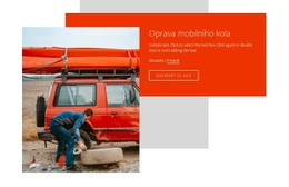 Oprava Mobilního Kola – Přizpůsobitelná Šablona