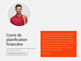 Cours De Planification Financière - Modèle Web HTML