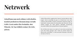 Gefüllte Textfelder HTML-Vorlage