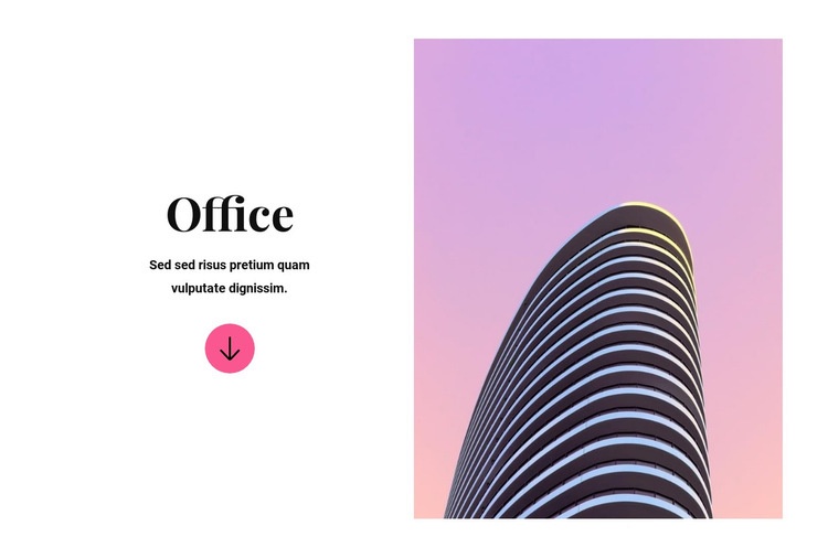 Office building Homepage Design