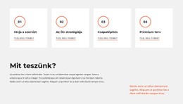 Cselekedeteink - Webfejlesztési Sablon