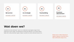 Onze Acties E-Commercewebsite