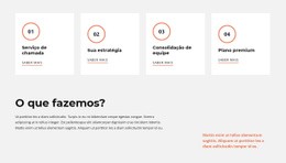 Nossas Ações - Online HTML Page Builder