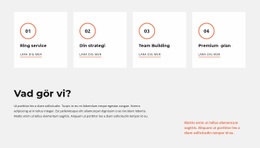 Våra Handlingar - Mall För Webbutveckling