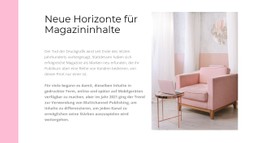 Online-Shop Für Interieur E-Commerce-Website