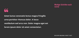 Zitat Auf Dunklem Hintergrund - Website-Builder Zur Inspiration