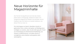 Online-Shop Für Interieur – Fertiges Website-Design