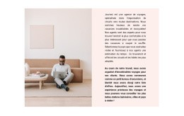 Conception D'Espace De Bureau - Site Web Gratuit D'Une Page