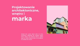 Soczysty Różowy - Makieta Strony Internetowej Na Dowolne Urządzenie