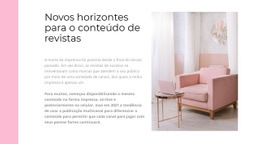 Loja Online De Interiores - Design De Site Fácil