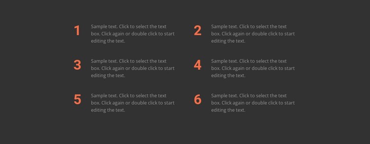 Šest důležitých pravidel Šablona CSS