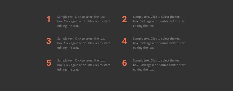 Šest důležitých pravidel Šablona HTML