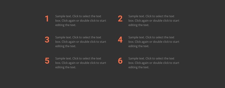 Seis reglas importantes Plantilla HTML5