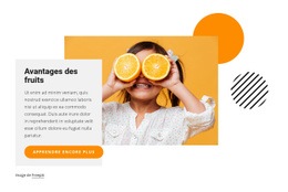 Créateur De Site Web Exclusif Pour Avantages Des Fruits