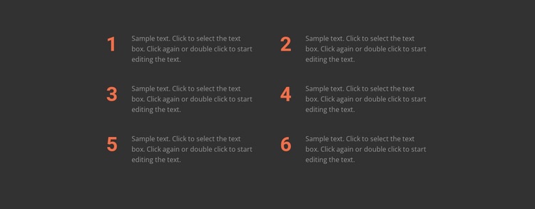 Six règles importantes Modèle HTML5