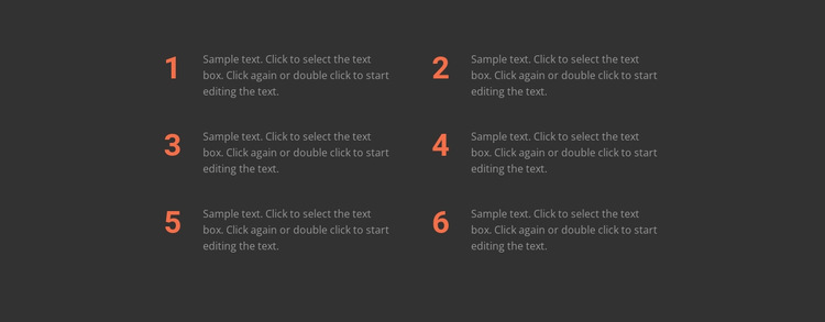 Six important rules HTML5 Template