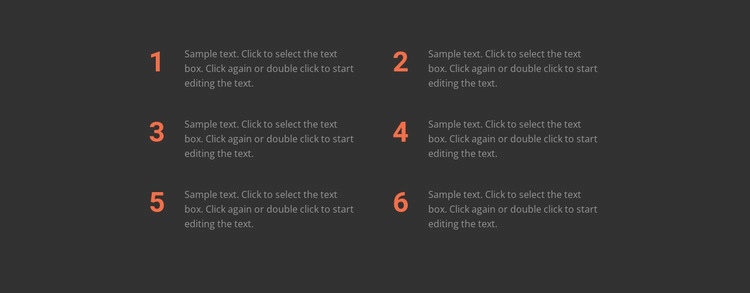 Altı önemli kural HTML5 Şablonu