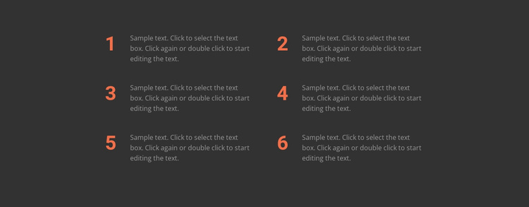 Six important rules Website Template