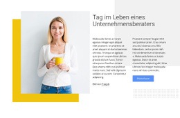 Unternehmensberater – Einfache Einseitenvorlage