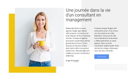 Conception Du Site Pour Consultant En Gestion