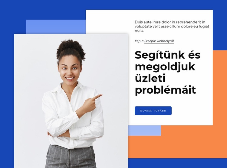 Üzleti növekedési tanácsadók HTML Sablon