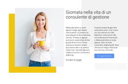 Consulente Di Gestione Modello Di Griglia CSS