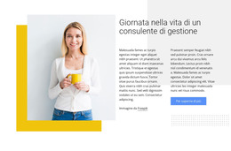 Sito Web HTML Per Consulente Di Gestione