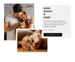 Animali Domestici - Tema CSS Gratuito