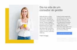 Consultor De Gerenciamento - Modelo Simples De Uma Página