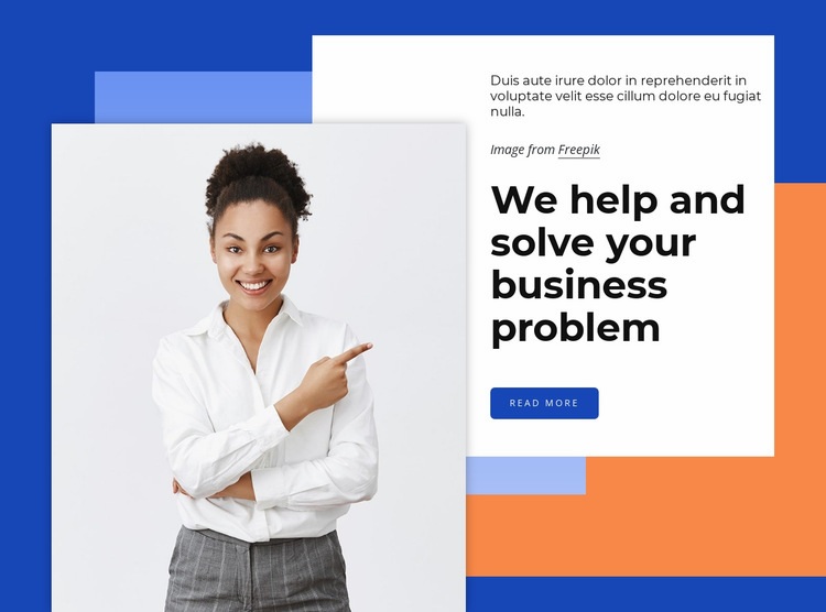 Business growth consultants Squarespace Template Alternative