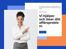 Affärstillväxtkonsulter Mall För Full Bredd