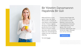 Yönetim Danışmanı Için HTML Web Sitesi