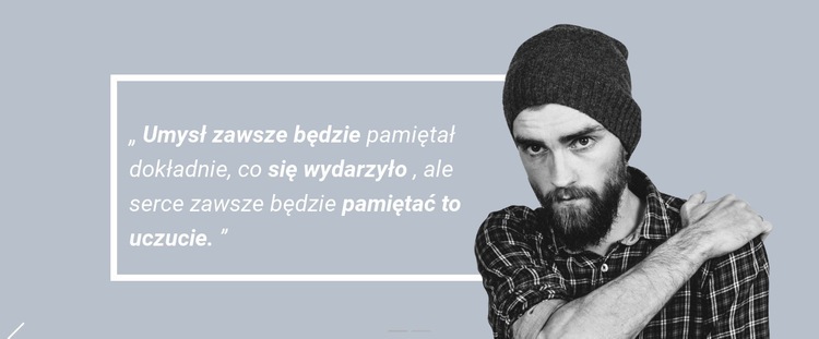 Referencje biznesowe w prostokącie Kreator witryn internetowych HTML