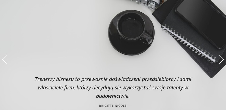 Referencje studia biznesowego Projekt strony internetowej