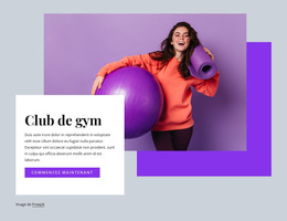 Club De Gym Site Web Réactif