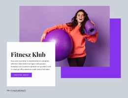 Fitnesz Klub - Webhelysablonok
