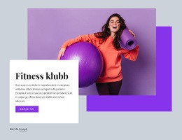 Fitness Klubb - HTML- Och CSS-Mall