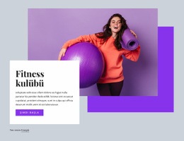 Fitness Kulübü - Web Sitesi Şablonları