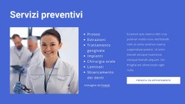 Servizi Preventivi - Pagina Di Destinazione HTML5