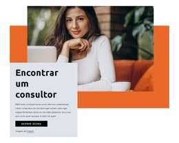 Encontrar Um Consultor - Modelo Joomla Moderno