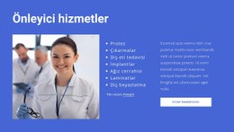 Önleyici Hizmetler - Kullanımı Kolay Açılış Sayfası