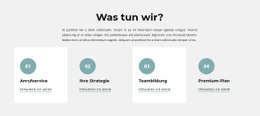 Vier Ebenen - Benutzerfreundlicher Website-Builder