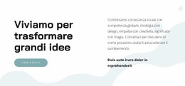 Diviso Sullo Sfondo Con L'Immagine - Mockup Di Sito Web Professionale