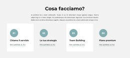 Quattro Livelli Modello Di Griglia CSS