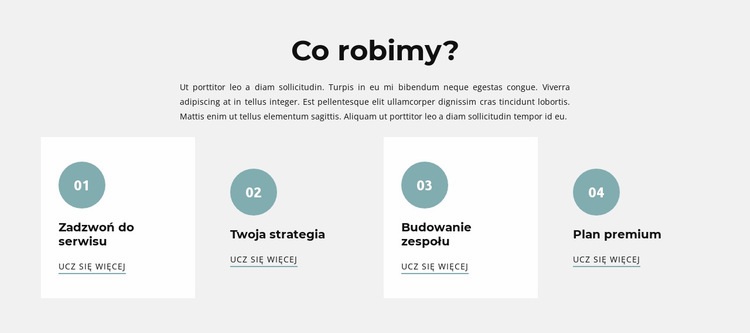 Cztery poziomy Szablon HTML5