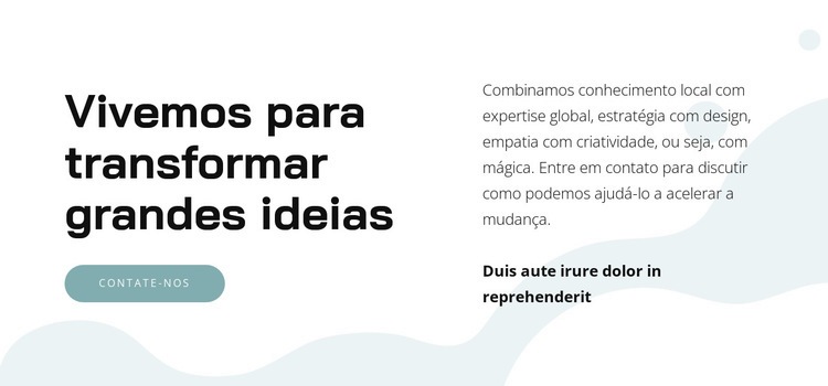 Dividir no fundo com a imagem Landing Page