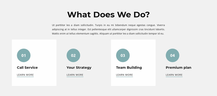 Four levels Website Template