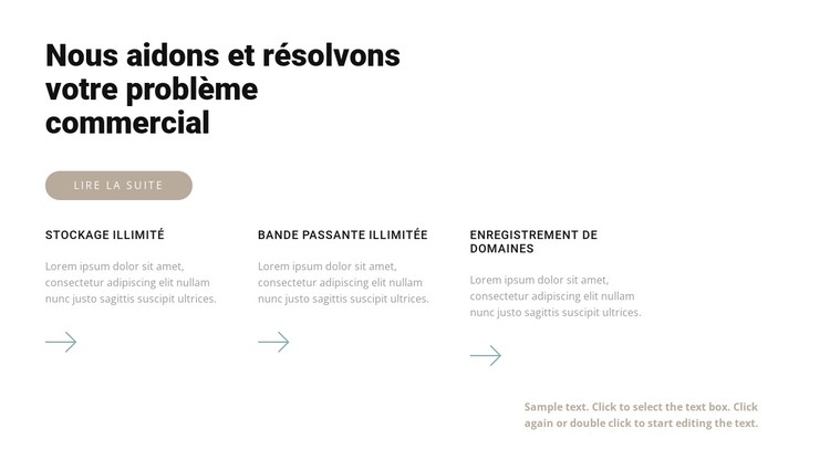 Trois étapes professionnelles Modèle CSS