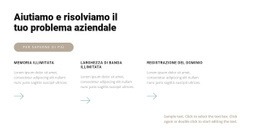 Tre Passaggi Professionali - Bellissimo Modello HTML5